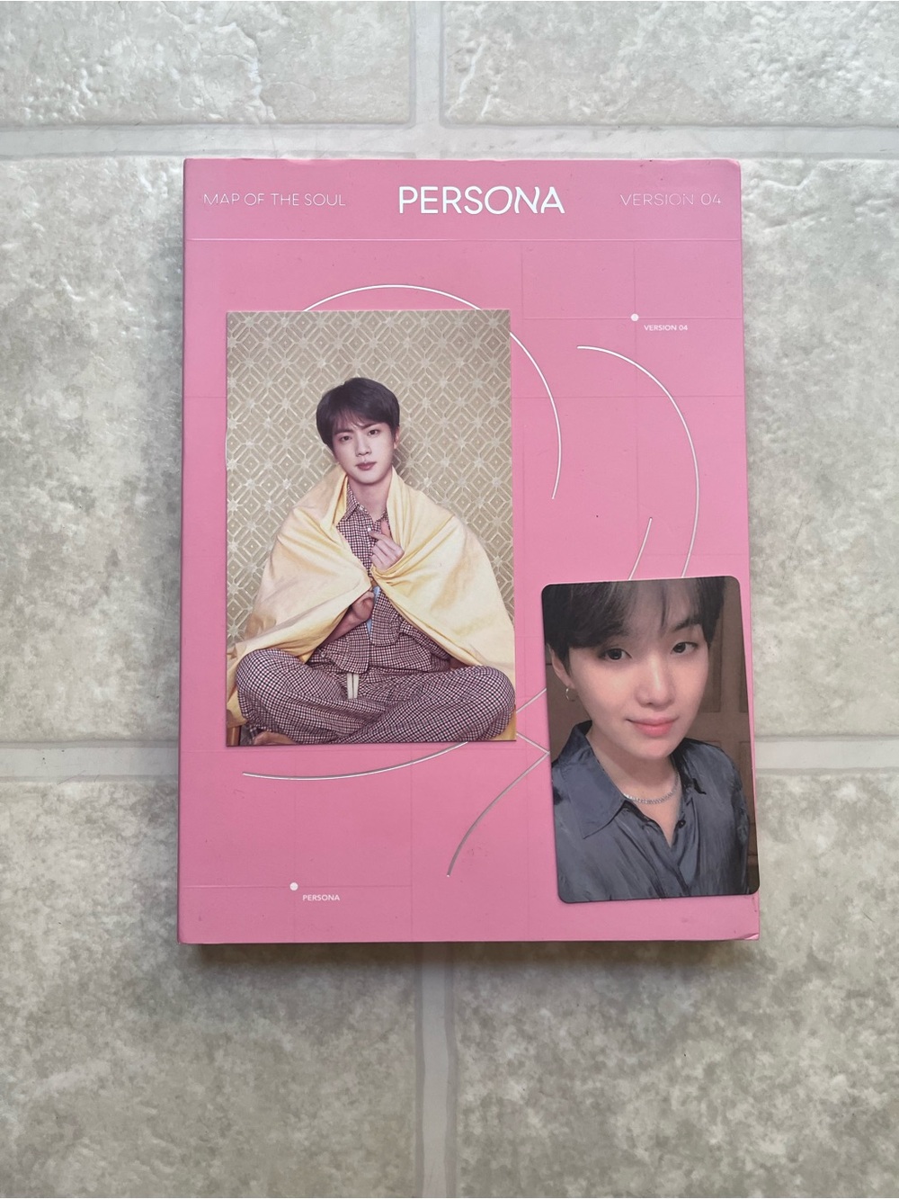 BTS Persona Version 4 Album Suga Photocard and Jin